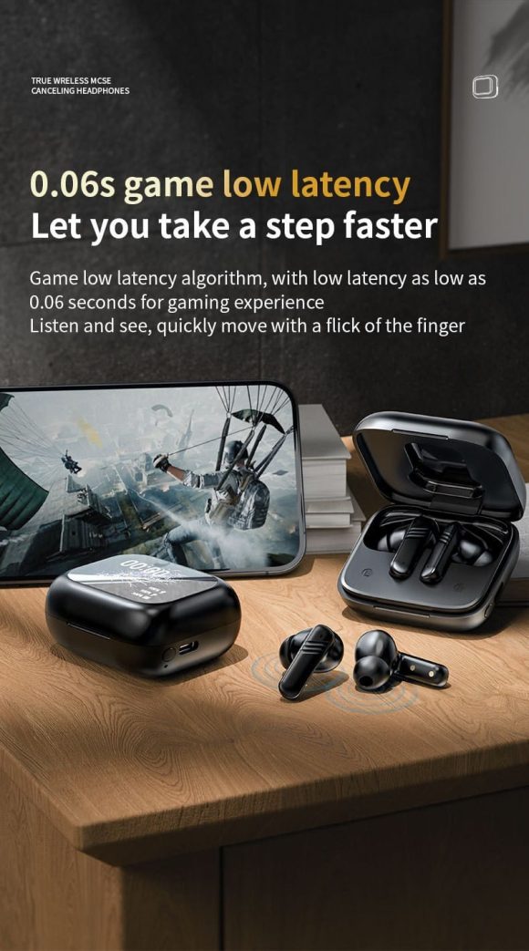 Auriculares inalámbricos M6 con pantalla táctil a Color - Imagen 8