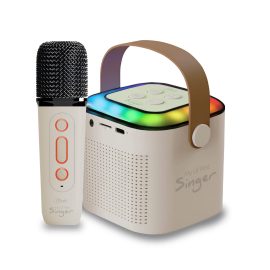 PARLANTE MY LIL FIRST SINGER LUZ RGB 1 MIC INALÁMBRICO WHITE MLAB