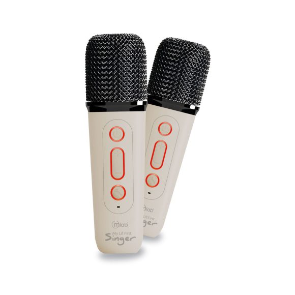 PARLANTE MY LIL FIRST SINGER LUZ RGB 2 MIC INALÁMBRICO WHITE MLAB - Imagen 7