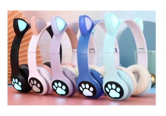 Auriculares grande VZV-23M CAT ROSA - Imagen 3