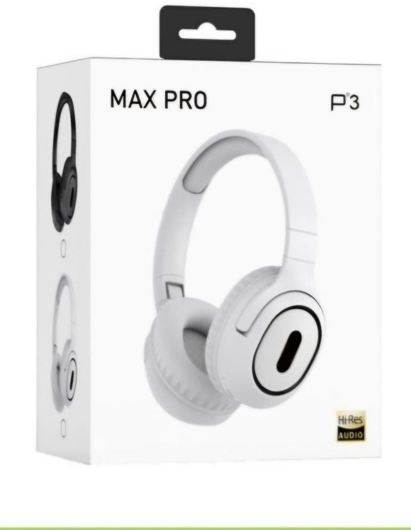 Auriculares grande MAX PRO P3 BLANCO