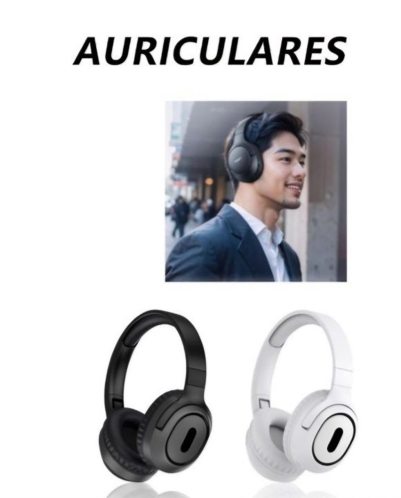Auriculares grande MAX PRO P3 NEGRO - Imagen 5