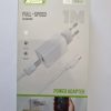CARGADOR 3.0A TIPO C CON CAJA CABLE BLANCO
