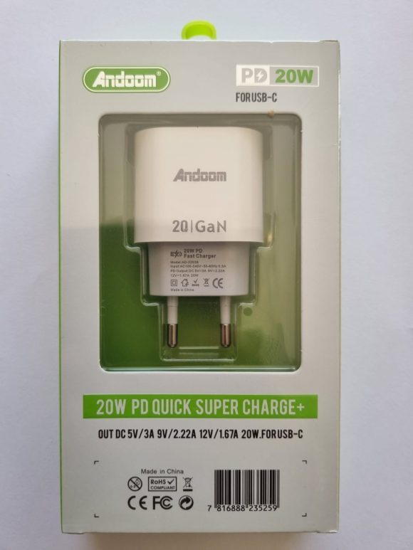 CARGADOR DE PARED, 20W FOR USB-C, sin cable - Imagen 4