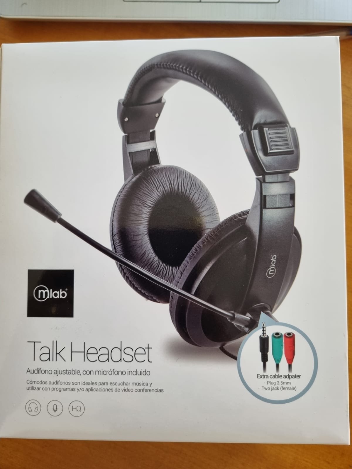 AUDIFONOS TALK HEADSET AJUSTABLES CON MICROFONO INCLUIDO MLAB