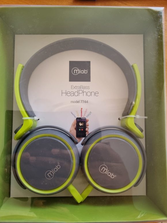 AUDIFONOS HEAD PHONE EXTRABASS MLAB MODEL 7744 VERDE