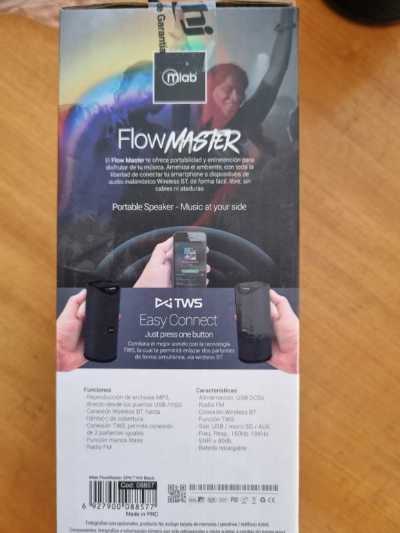 PARLANTE PORTATIL TWS CYCLE BASS 5W MLAB - Imagen 4