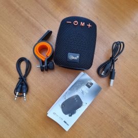 Parlante Bluetooth resistente para bicicletas y motos en La Serena y Coquimbo, con batería de larga duración y sonido claro.