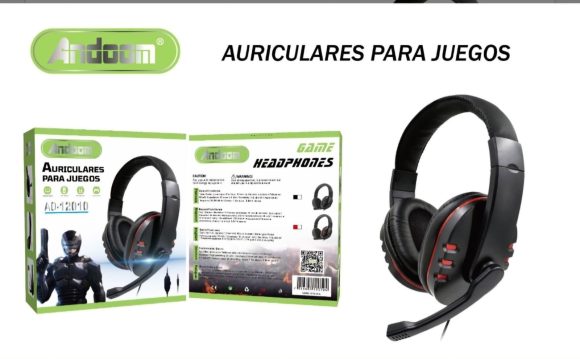 Auriculares Para Juegos, Andoom - Imagen 2