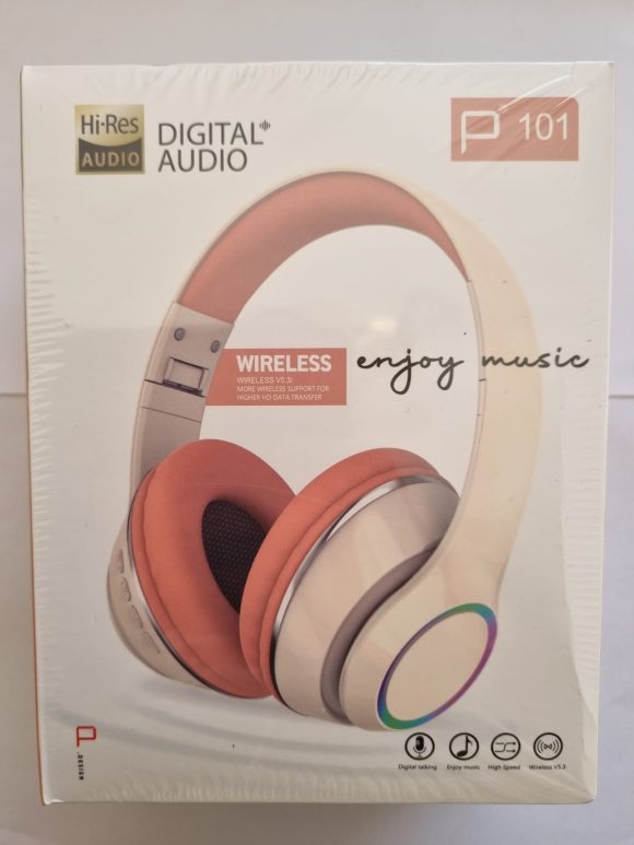 Auriculares grande P101, ROSA